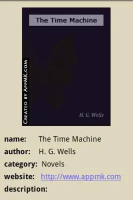 The Time Machine (Book) android App screenshot 1